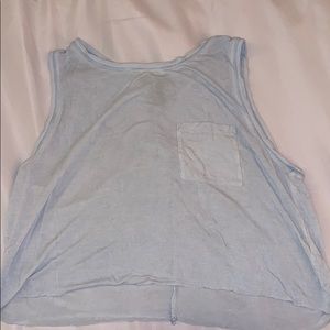 baby blue crop top!